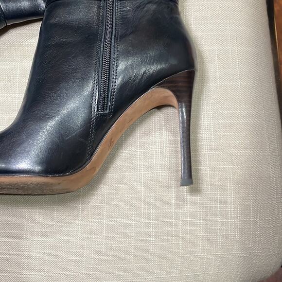 Coach Nickie Boots Black Size 7B Soft Shine Calf - Picture 5 of 15